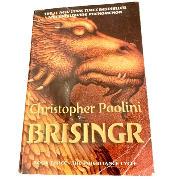 Brisingr Book 3 Inheritance Cycle Series Christopher Paolini Paperback 1st ED - Picture 2 of 9
